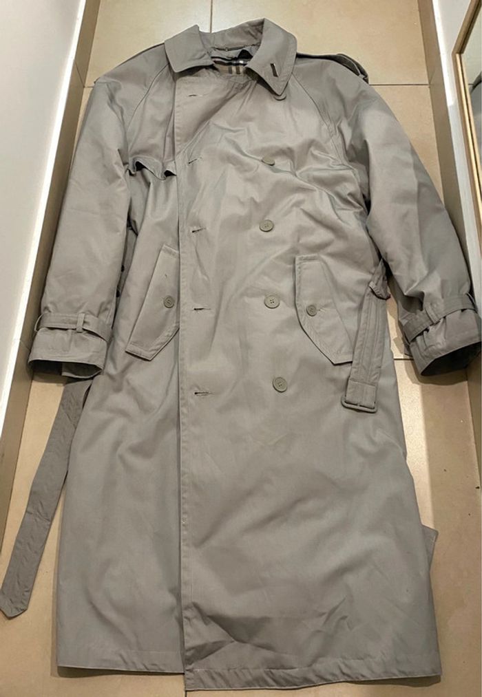 Trench Coat Long Mixte Taille 40-42 Coupe Loose - photo numéro 14