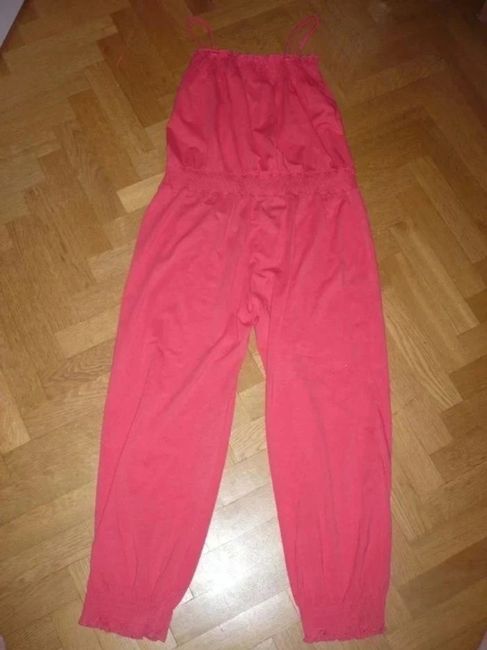 Combinaison été fines bretelles corail 12 ans - photo numéro 2