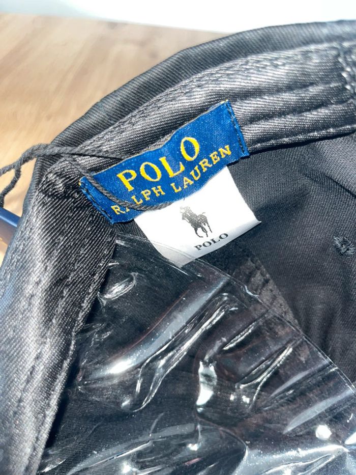 Casquette , Ralph Lauren , noire , neuve , unisex - photo numéro 4