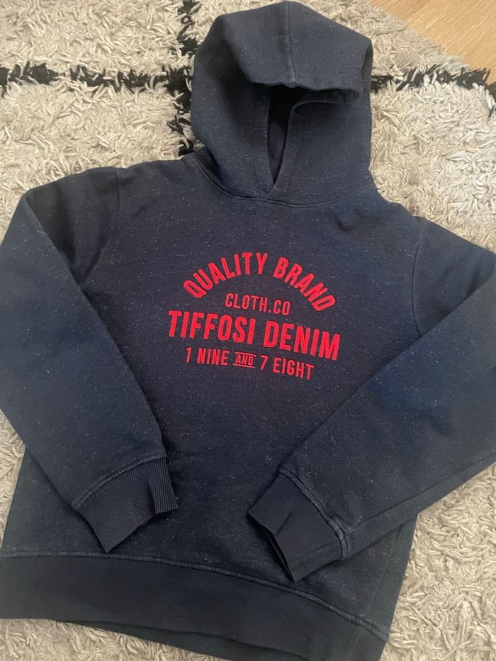 Pull à capuche Tiffosi Denim - photo numéro 2