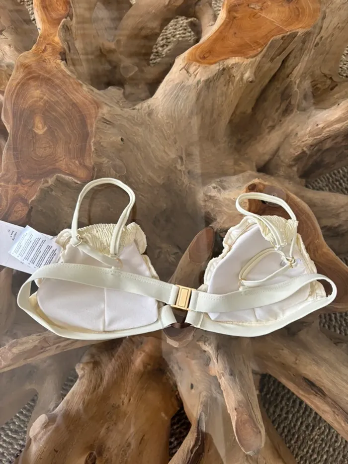 Haut de maillot de bain écru femme Colourful Rebel - photo numéro 7