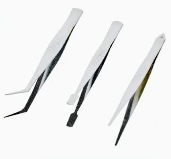 🔧 Lot de 3 Pinces de Précision – Fer – Haute Exactitude | Électronique, Modélisme, Réparation, Bricolage