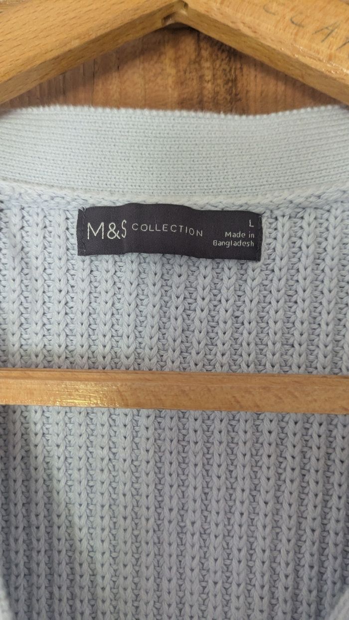 🔹cardigan lilas pâle marks & spencer - L - photo numéro 2