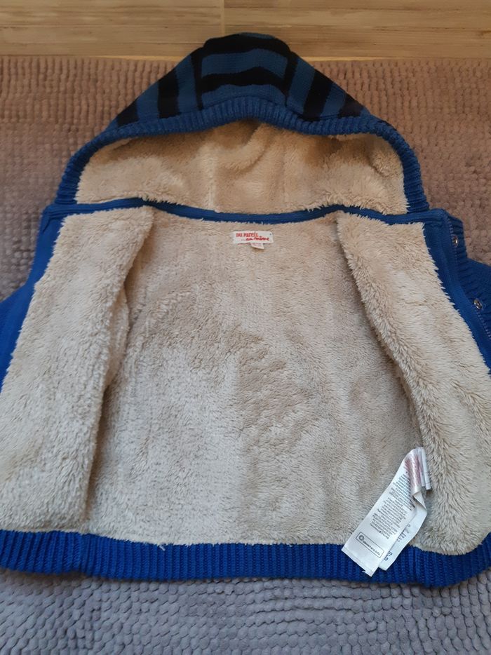 Gilet fourré DPAM 18 mois - photo numéro 3
