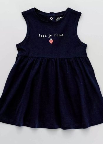 Robe kiabi bleu 36 mois