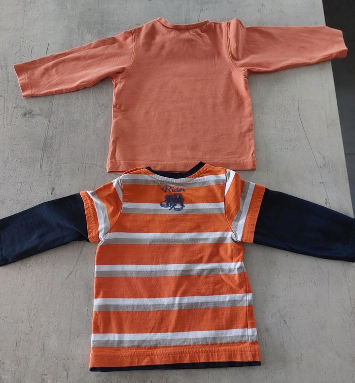 Lot 2 t-shirts manches longues - photo numéro 2