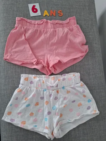 2 shorts 6 ans