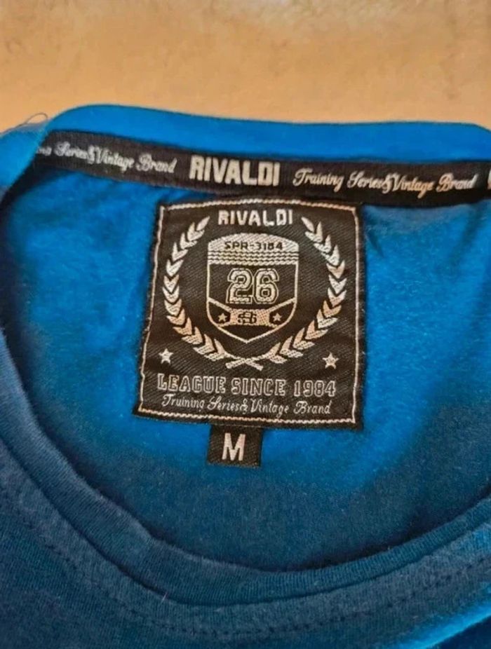 T-shirt bleu - Rivaldi - photo numéro 2