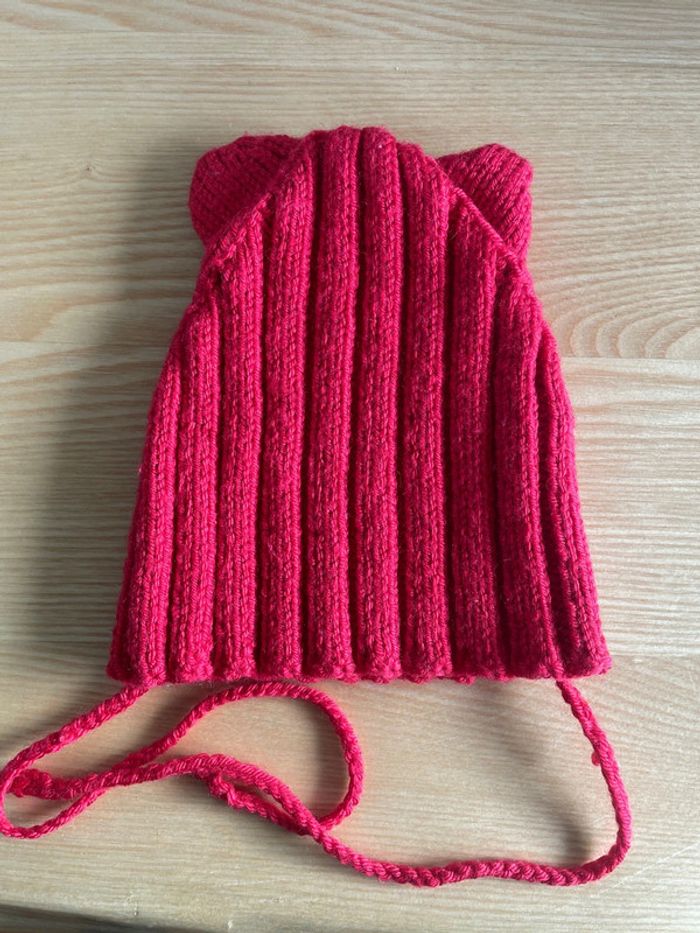 Lot de 2 bonnets bébé en laine - photo numéro 2