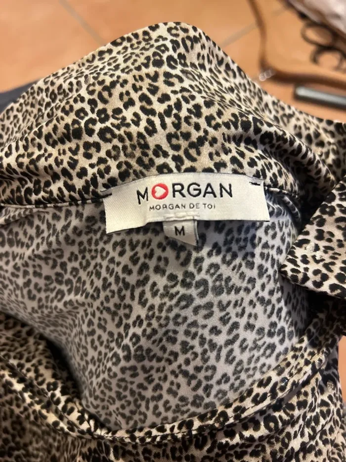Chemisier / Blouse parisienne léopard tendance - Morgan de toi - taille M - quasi neuve - M - photo numéro 2