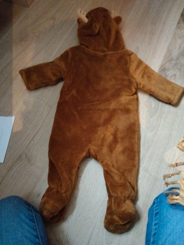 Combinaison rennes marron 6 mois - photo numéro 5