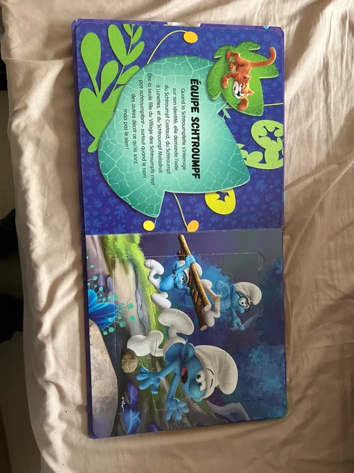 Livre puzzle schtroumpfs - photo numéro 6