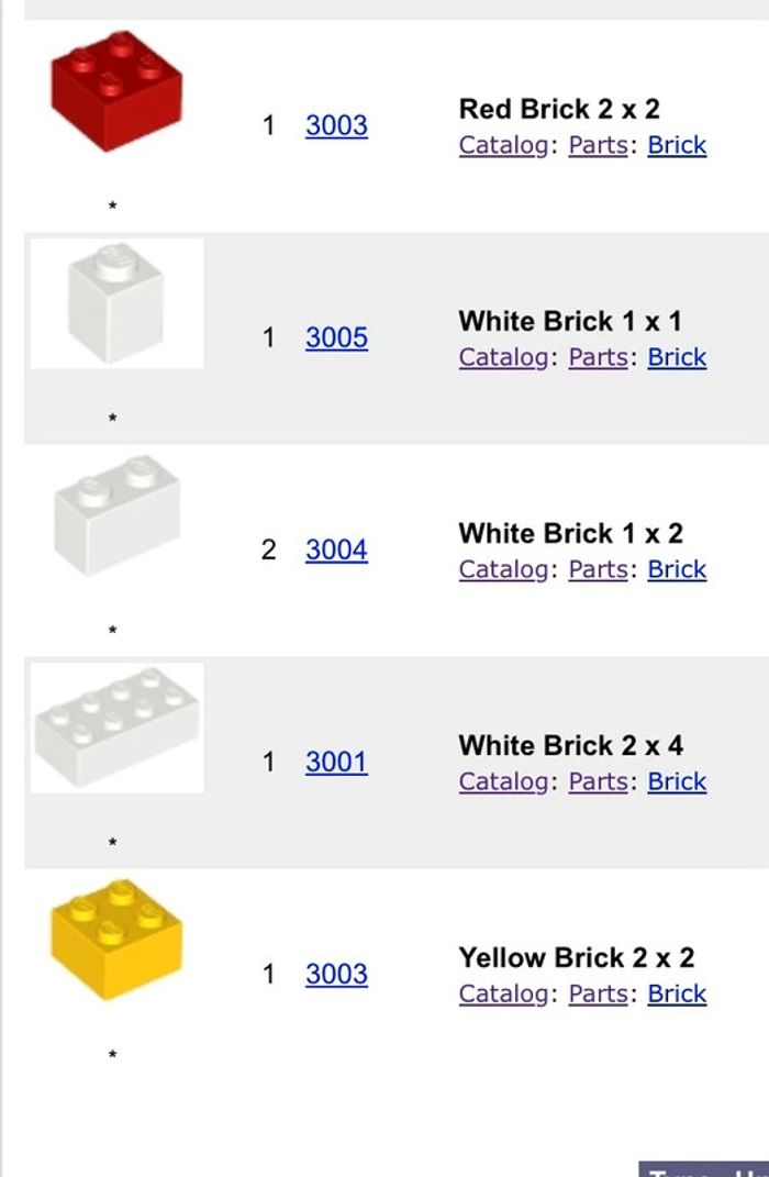 Polybag sachet lego 1270-2 Chromika (15 briques) - photo numéro 3