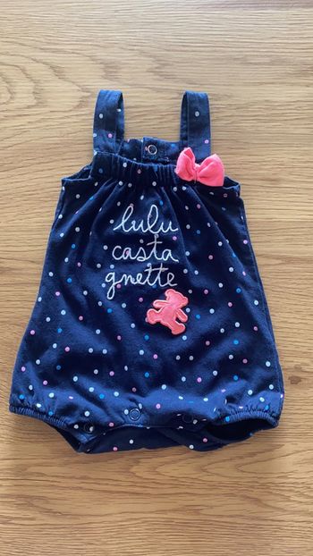 Combinaison courte lulucastagnette