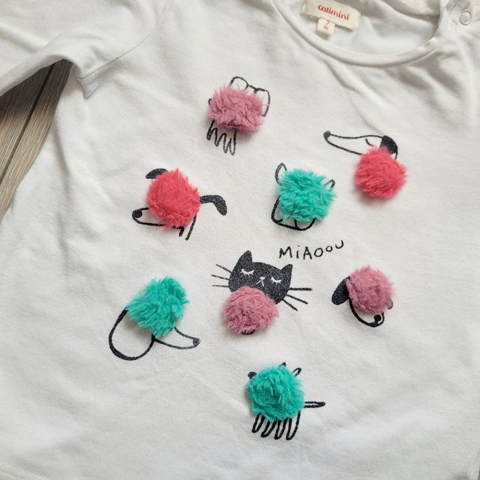 Maillot manche longue.  Fille 2 ans. Marque Catimini - photo numéro 2