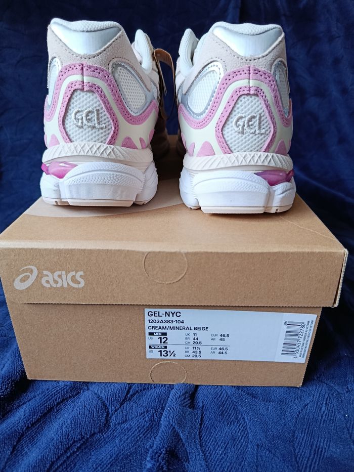 Asics gel nyc  cream minéral beige pink - photo numéro 5