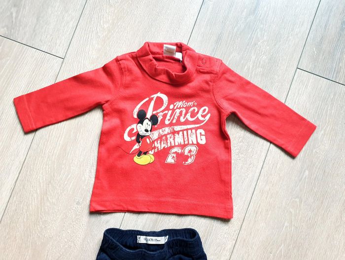 Ensemble sous pull+ pantalon. Garçon 3 mois. Marque Tape à l'oeil/ Disney Mickey - photo numéro 2