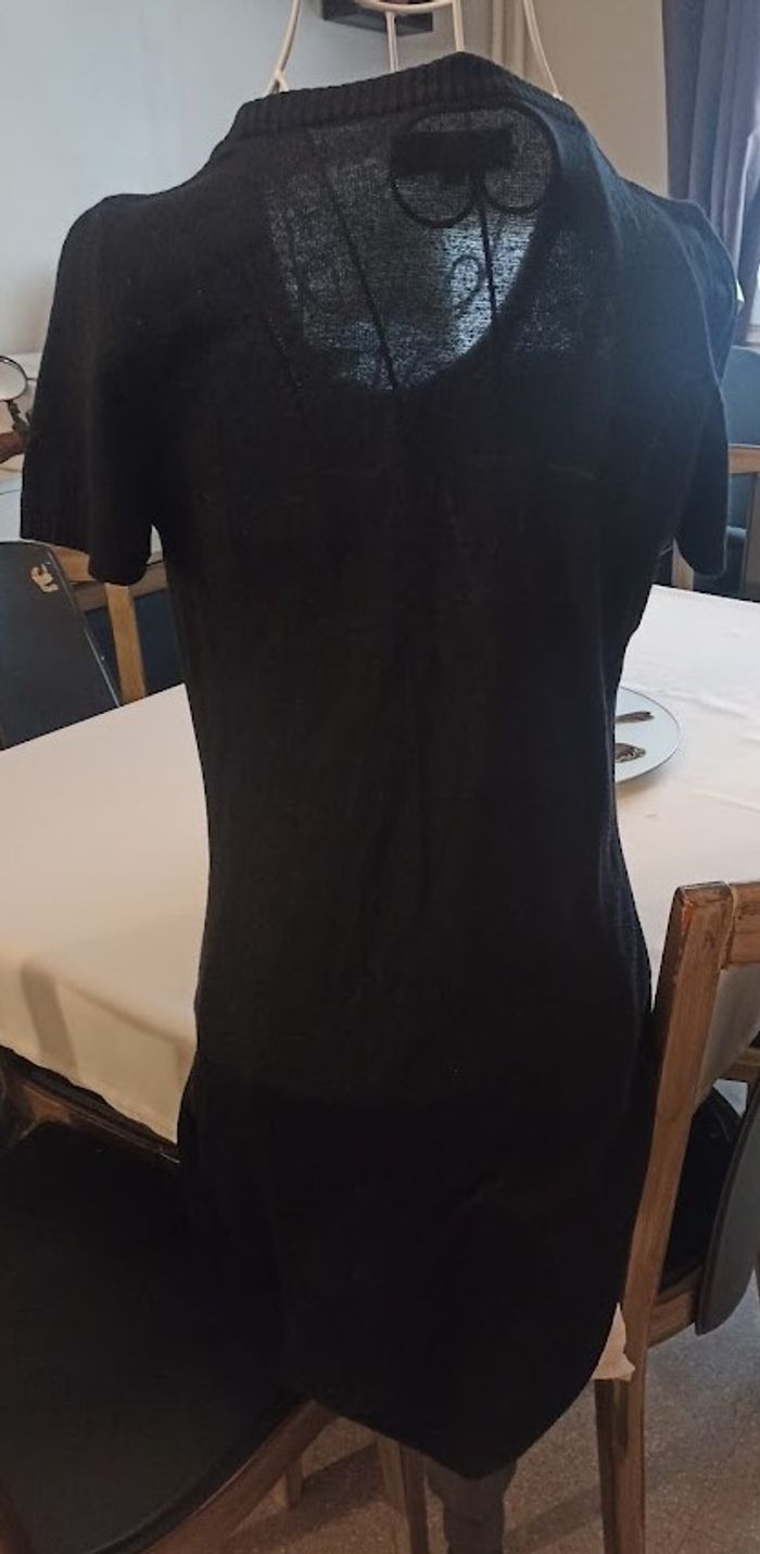 Robe noire droite In Extenso - Taille 34/36 (XS/S) - Manches courtes - photo numéro 3