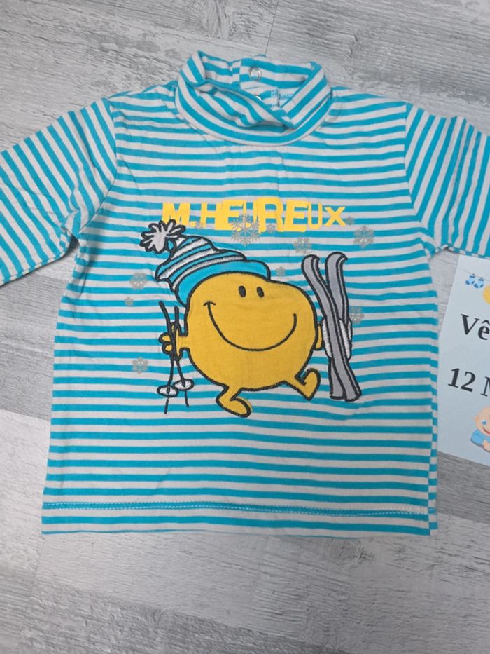 Tee shirt manche longue avec col - photo numéro 2