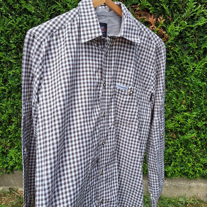 Chemise Homme Stockerpoint À carreau Noir et Blanc - photo numéro 2