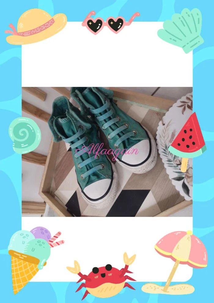 Baskets converse all star mint 30 - photo numéro 8