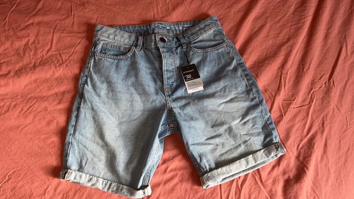 Short en jean homme