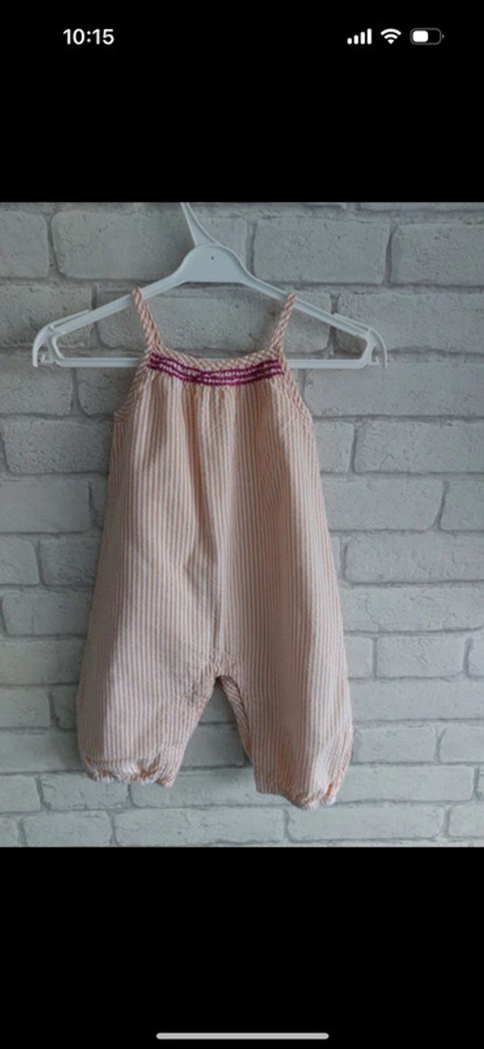Salopette été Bout'chou taille 6 mois