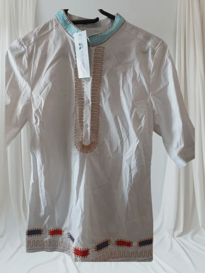 Blouse tunique ethnique-T.40- neuve - photo numéro 2