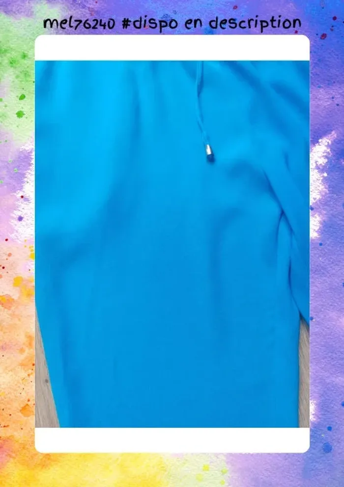Joli pantalon bleu - photo numéro 2