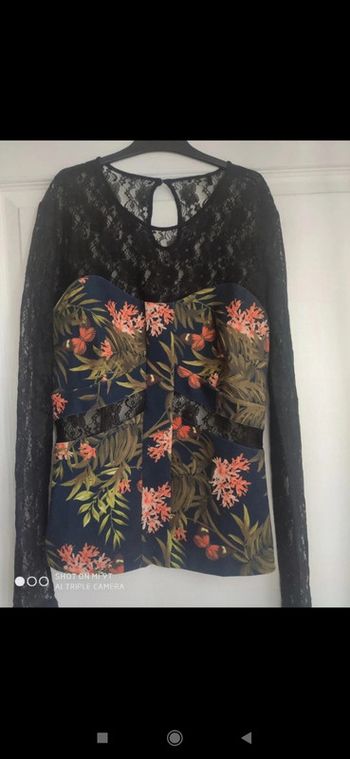 Haut blouse dentelle Guess