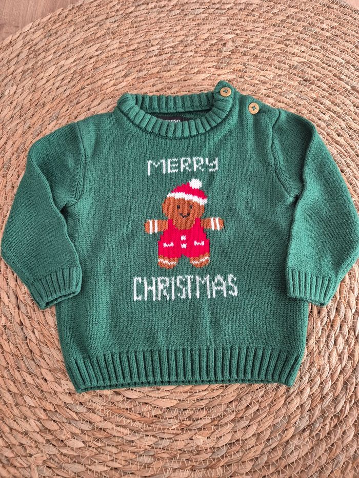 Pull chaud de Noël 9 mois inextenso