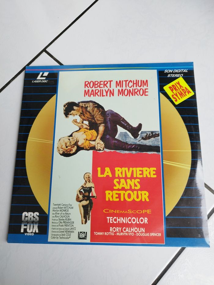 Laserdisc film la rivière sans retour