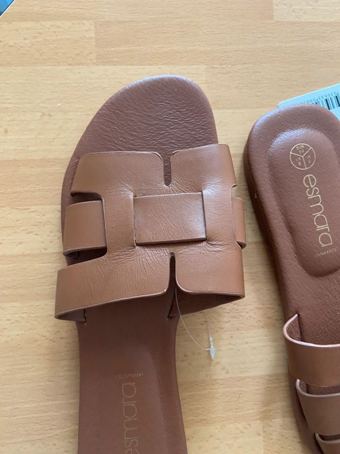 Mules marron Esmara taille 39 neuf - photo numéro 2