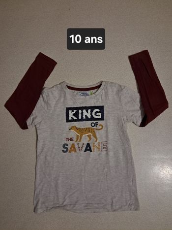 Tee-shirt ML 10 ans la fabrique des garçons 