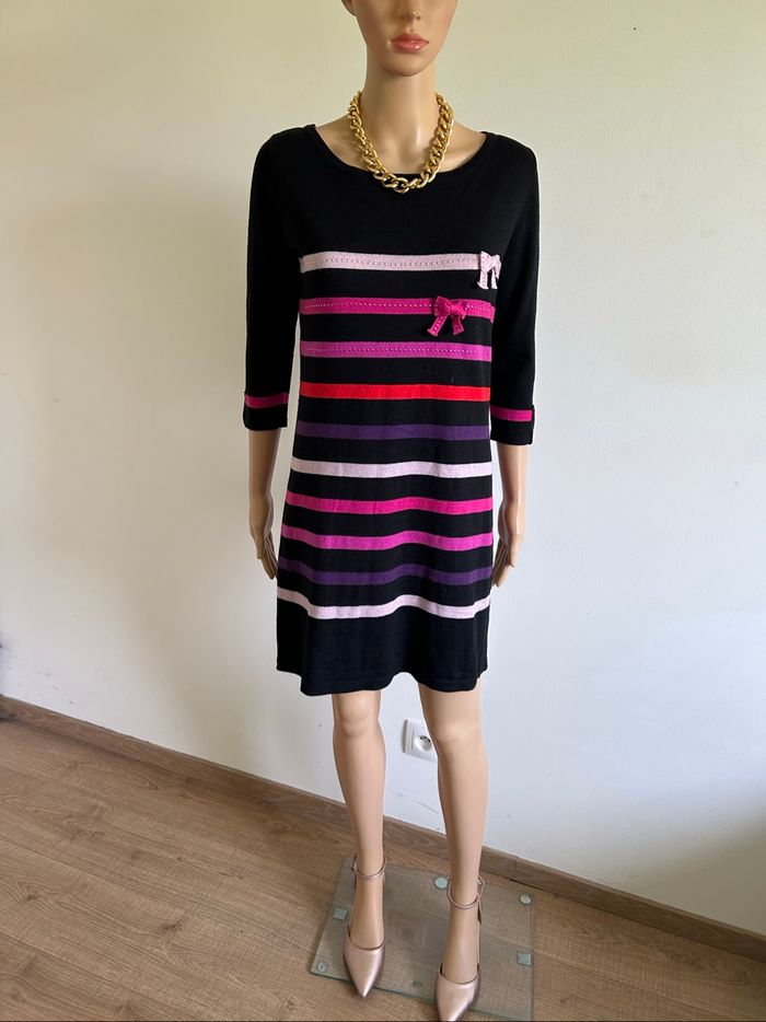 Robe pull à manches courtes Jacqueline Riu taille 1 bon état - photo numéro 3