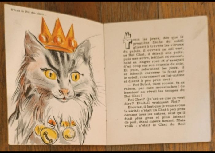 Ancien livre Le roi chat 1944 collection Les petits Père Castor - photo numéro 6