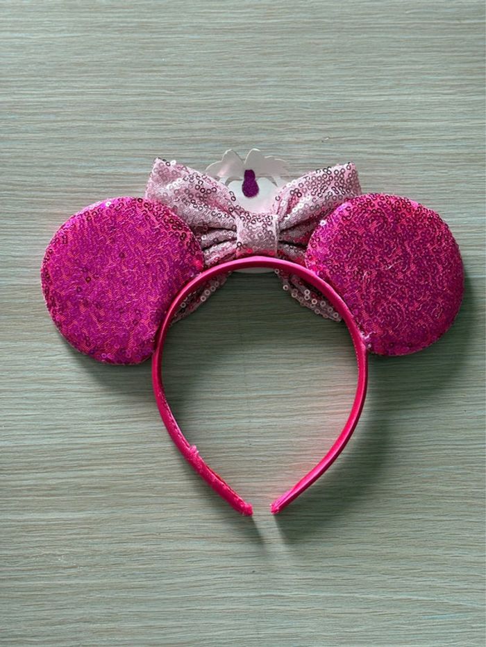 Serre-tête Disney rose à paillettes – Chat du Cheshire (Alice au Pays des Merveilles) - photo numéro 2