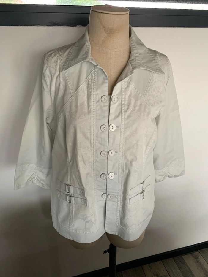 Jolie veste avec poche et  dessin reliefs