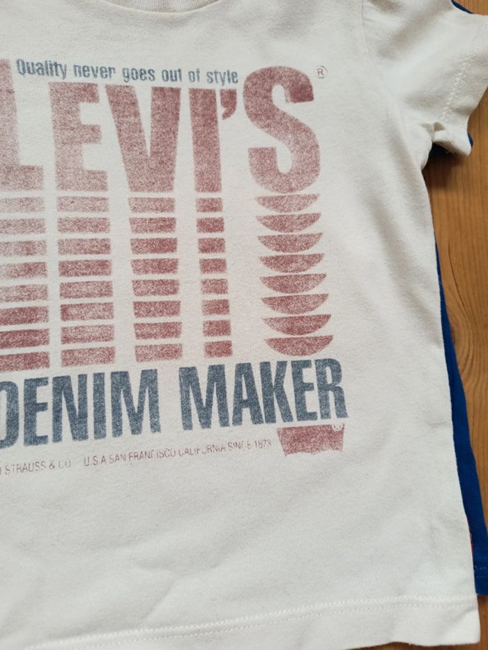 2 tee shirts mc levis obaibi 3 ans - photo numéro 4