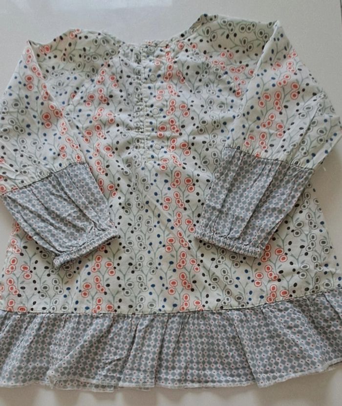 Blouse fille manches longues 18 mois - photo numéro 2