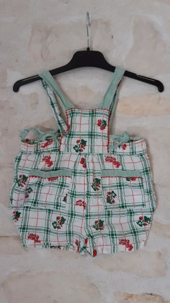 Grenouillère cerise 12 mois