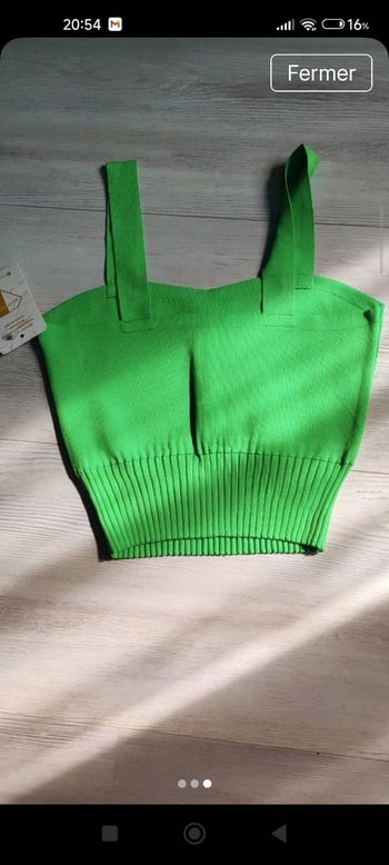 Croc top vert encore étiquetter 