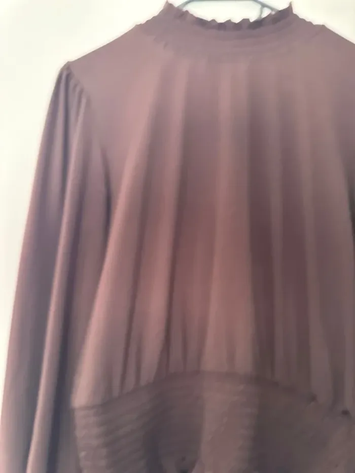Blouse marron Morgan - photo numéro 2