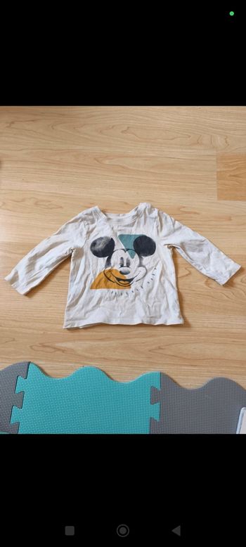 T shirt manche longue mickey