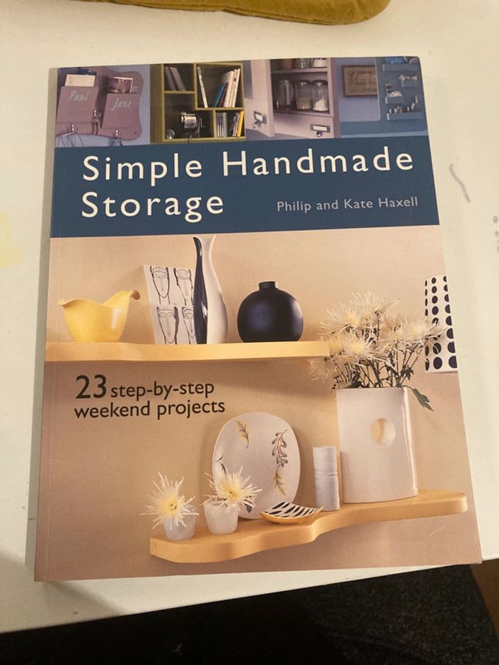 Livre “Simple Handmade Storage” - 23 projets de rangement DIY