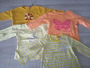 Lot de t-shirt manches longues 12 mois