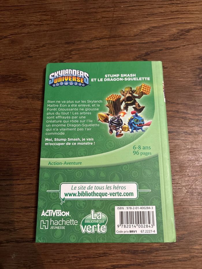 Livre la bibliothèque verte, Skylanders, Universe, stylo smash et le dragon, squelette - photo numéro 2