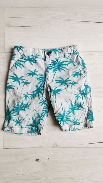 Vêtement garçon short bermuda palmiers Orchestra 5 ans