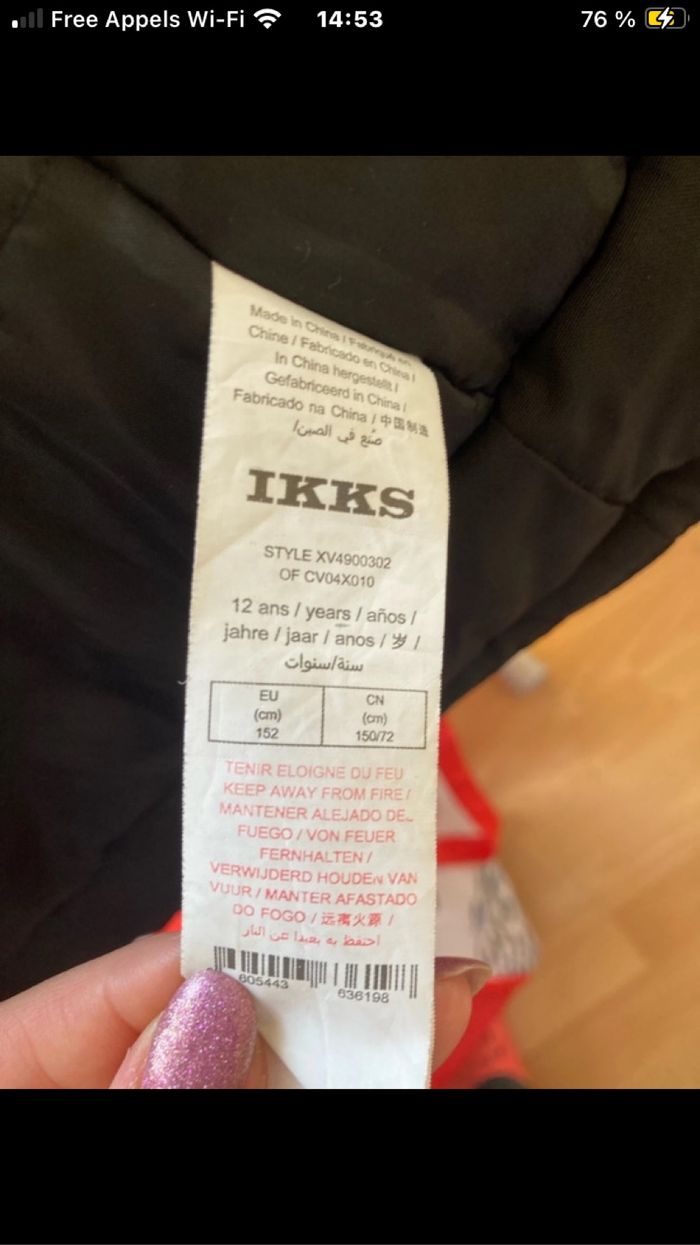 Manteau ikks - photo numéro 4