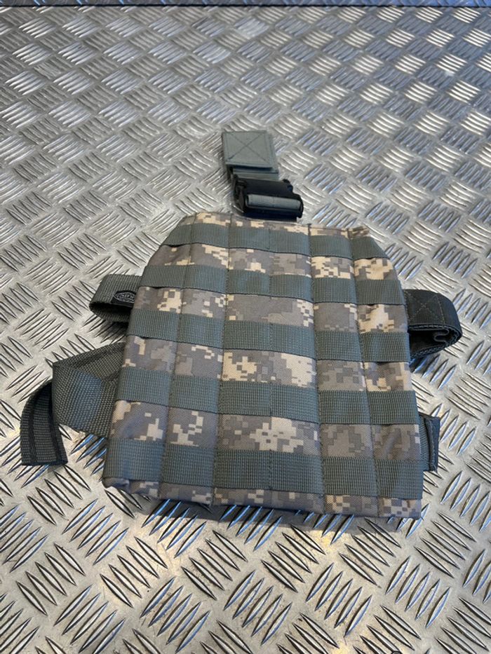 panneau de cuisse genou tactical molle mfh 30623q - photo numéro 3